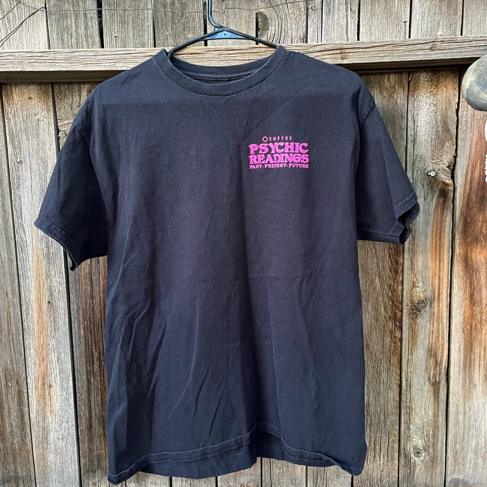 Empyre Black and Pink Psychic Readings Tee Halloween Tshirt - Picture 2 of 4